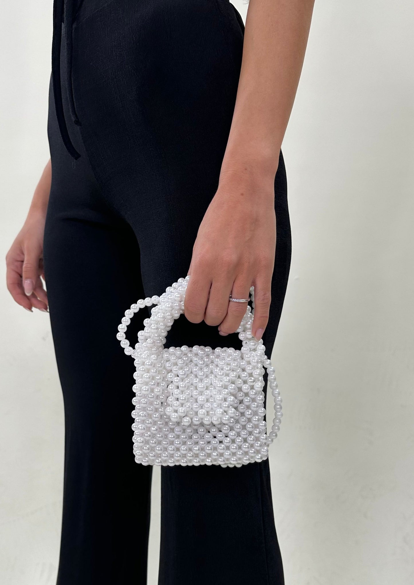 White Pearl Handbag