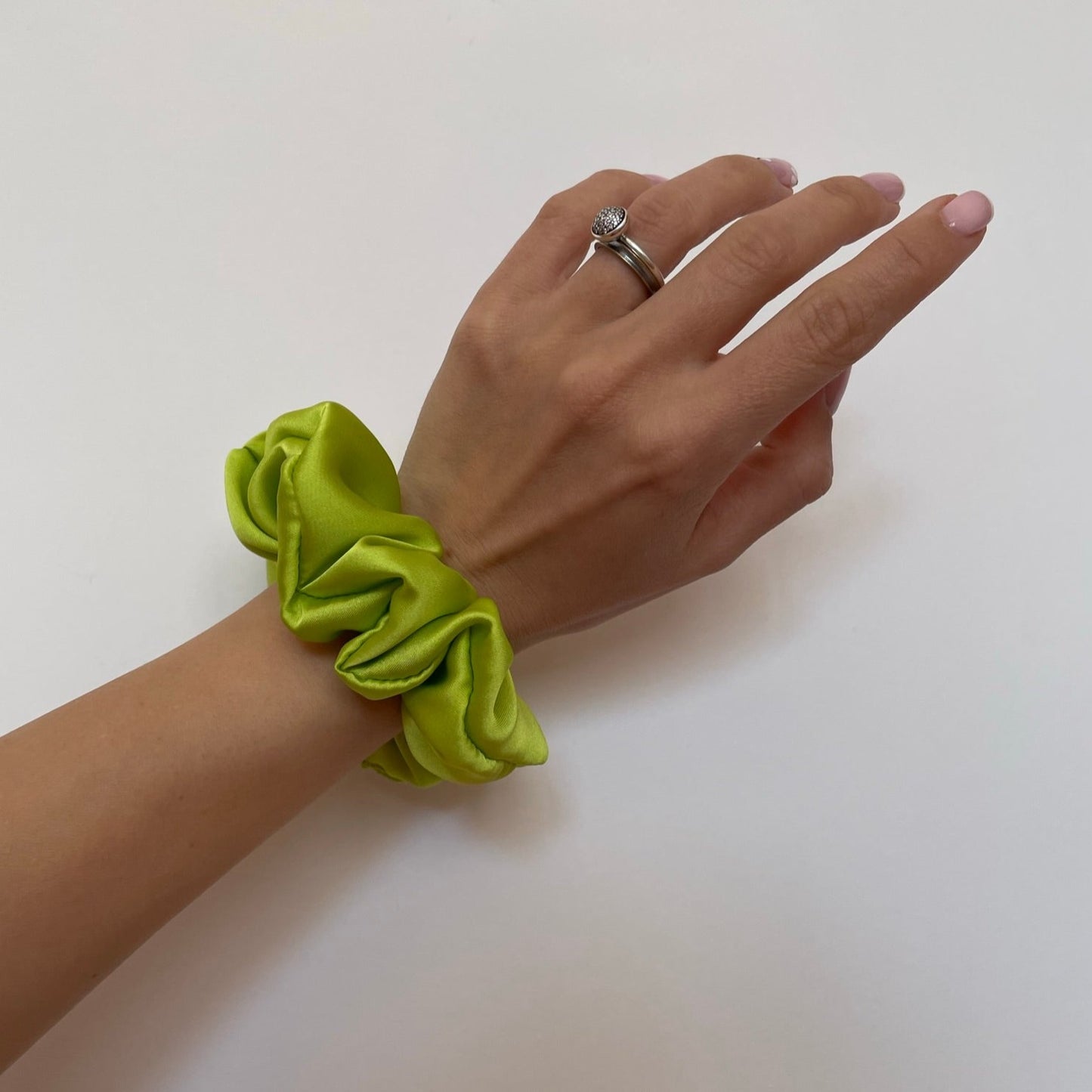 Lime Green Scrunchie