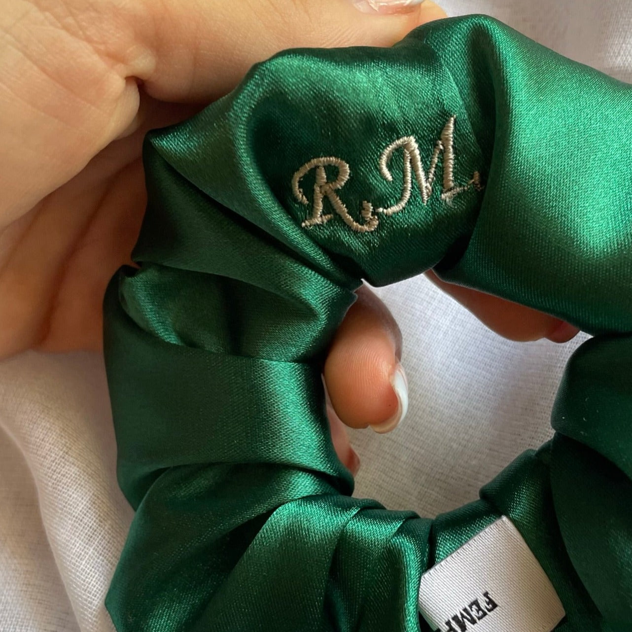 Dark Green Scrunchie