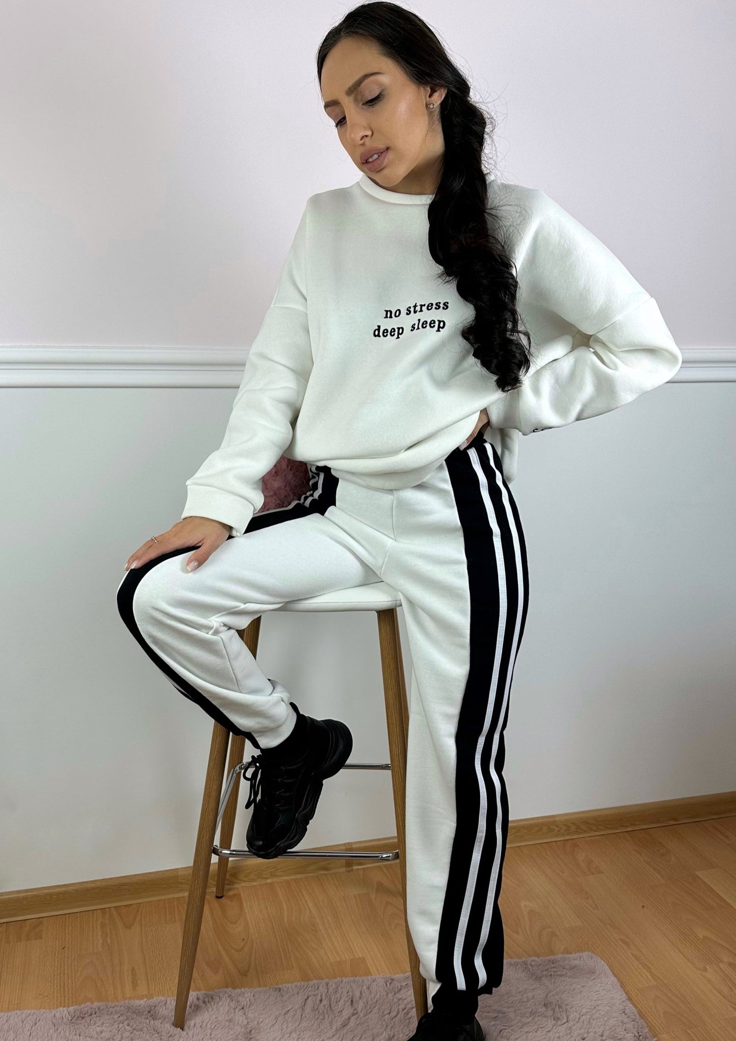 Black & White Sport Trousers