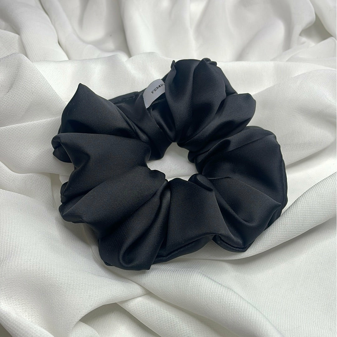Black Matte Scrunchie