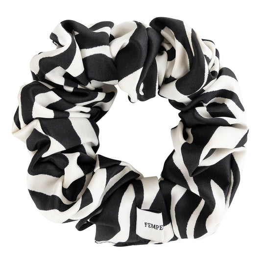Black & White Scrunchie