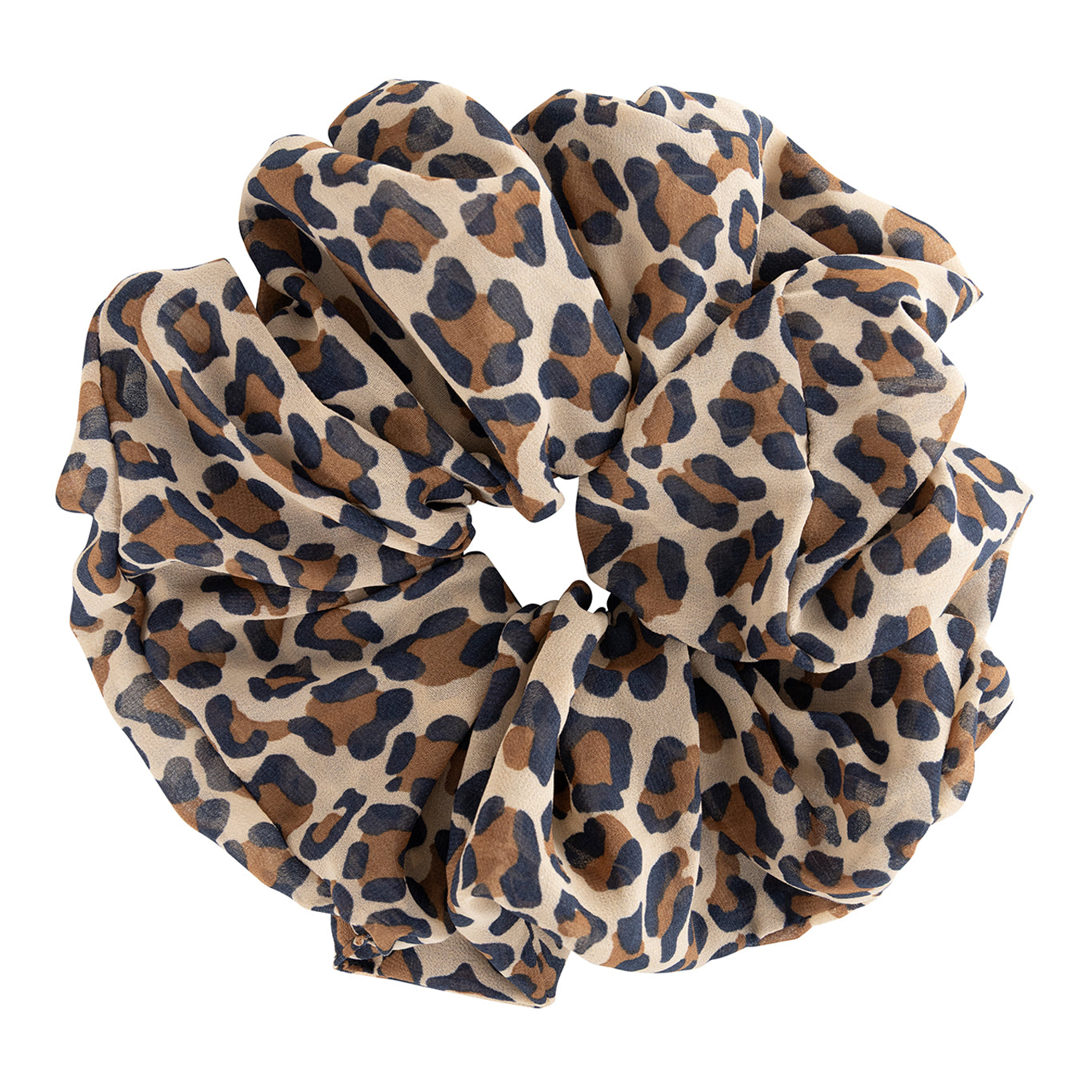 Oversized Panther Scrunchie