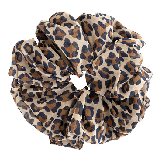 Oversized Panther Scrunchie