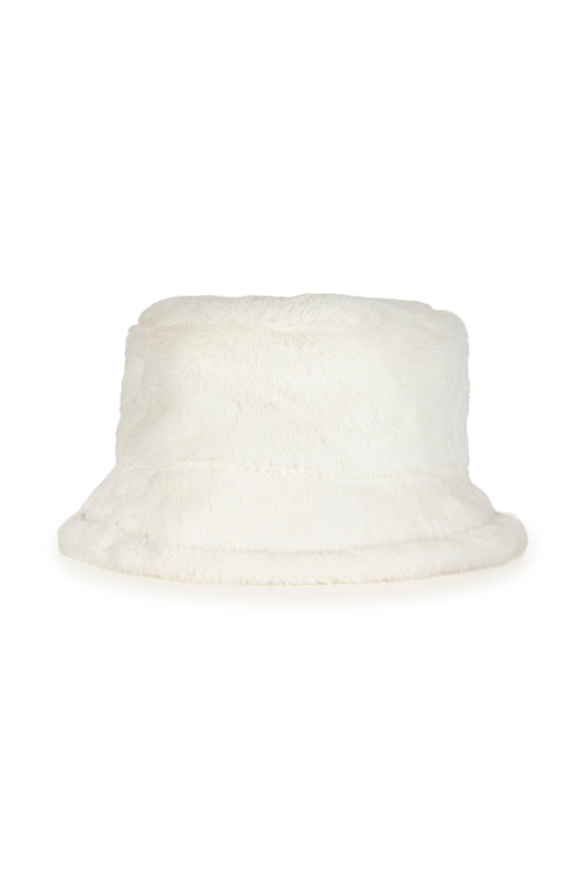 Pure White Fluffy Hat