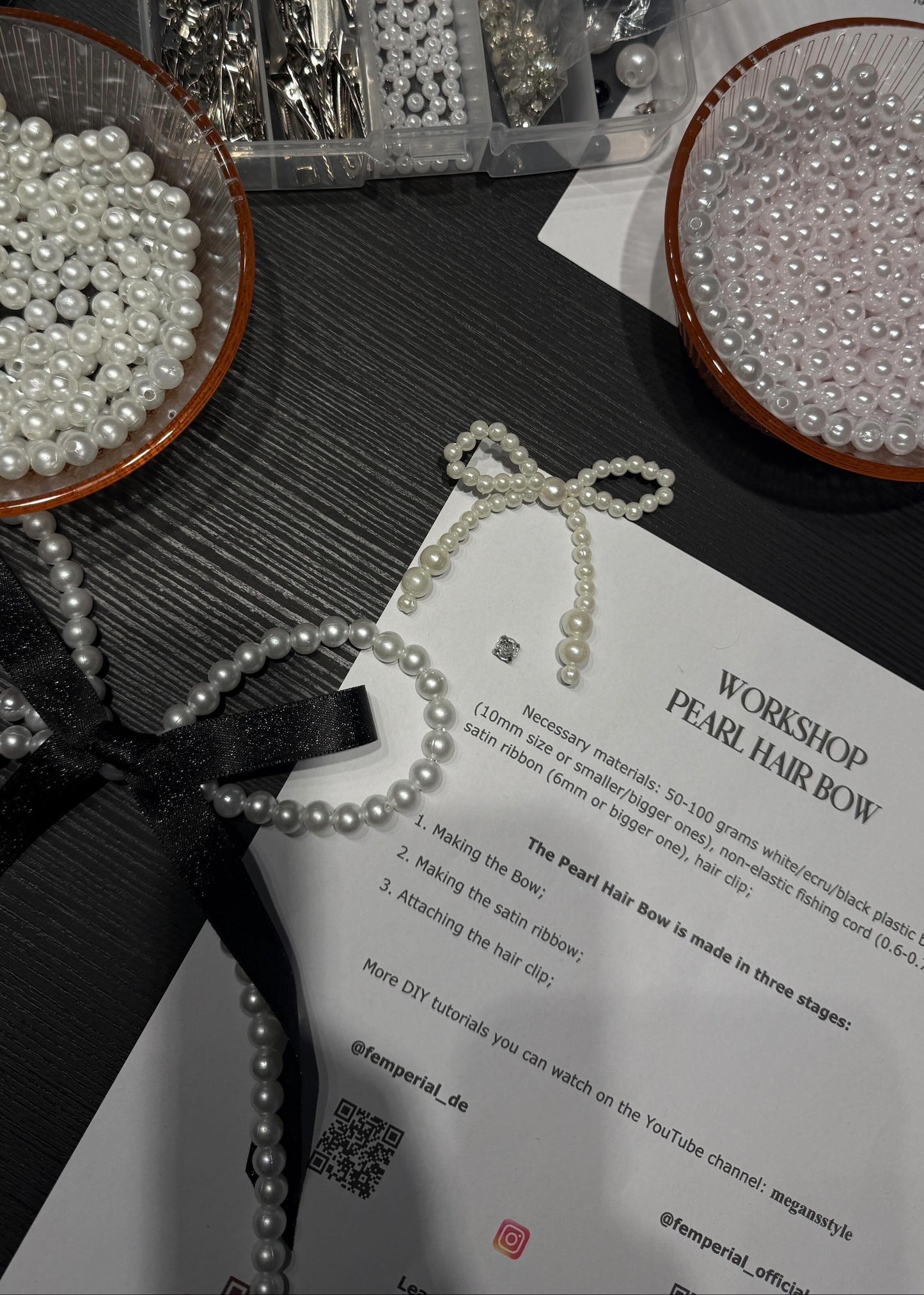 Pearl Hair Bow Workshop (Berlin) - Early Bird