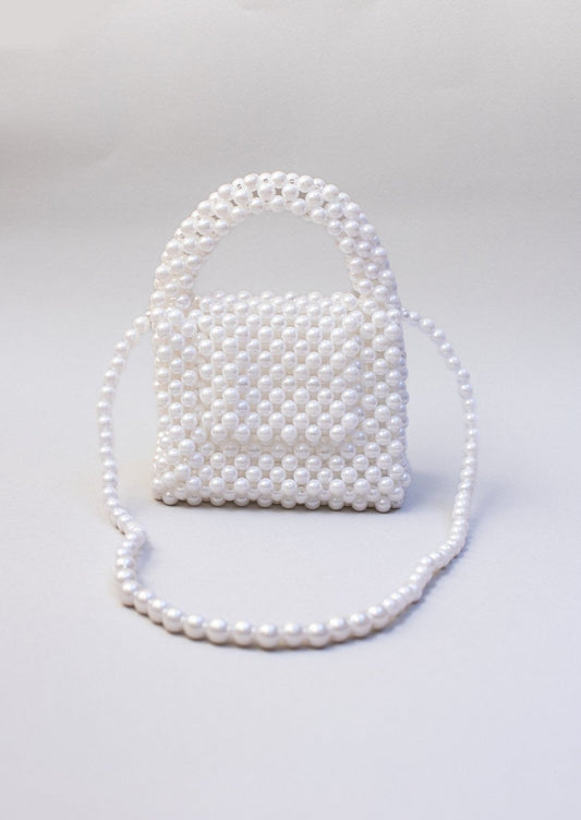White Pearl Handbag