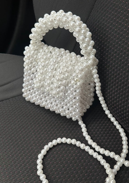 White Pearl Handbag