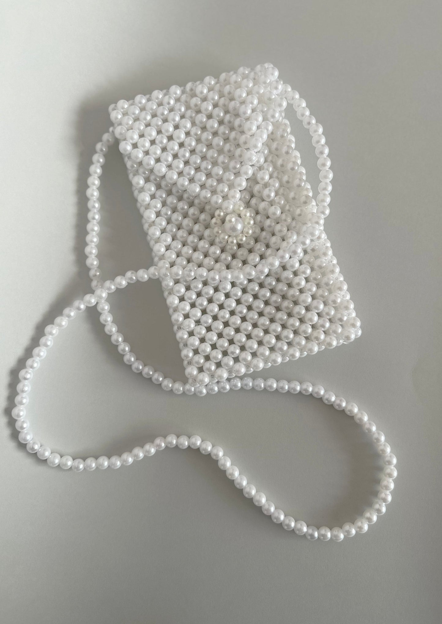 Beaded Pearl Phone Case Bag