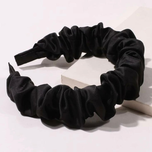 Black Scrunchie Headband