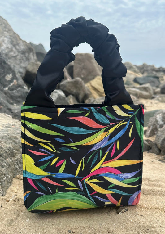 Colourful Tote Scrunchie Bag