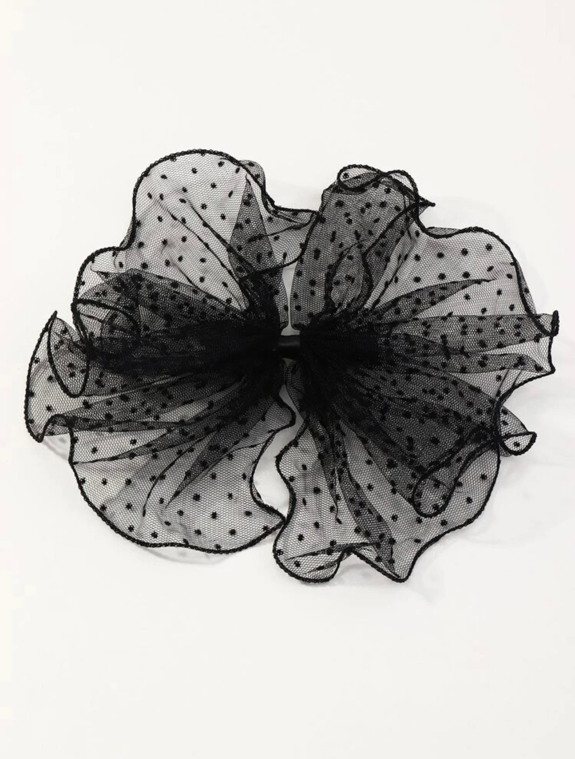 Polka Dots Organza Bow