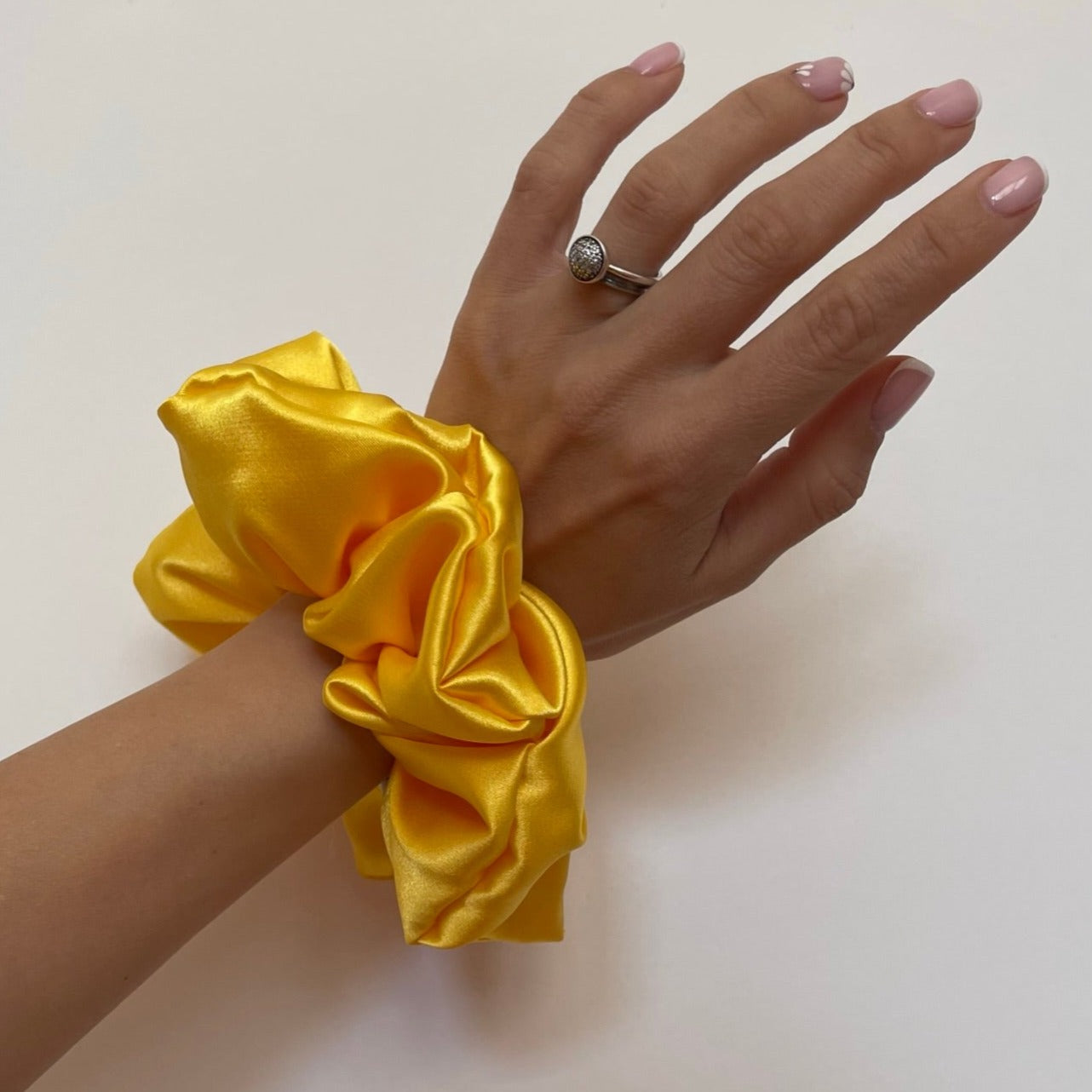 Bright Yellow Scrunchie