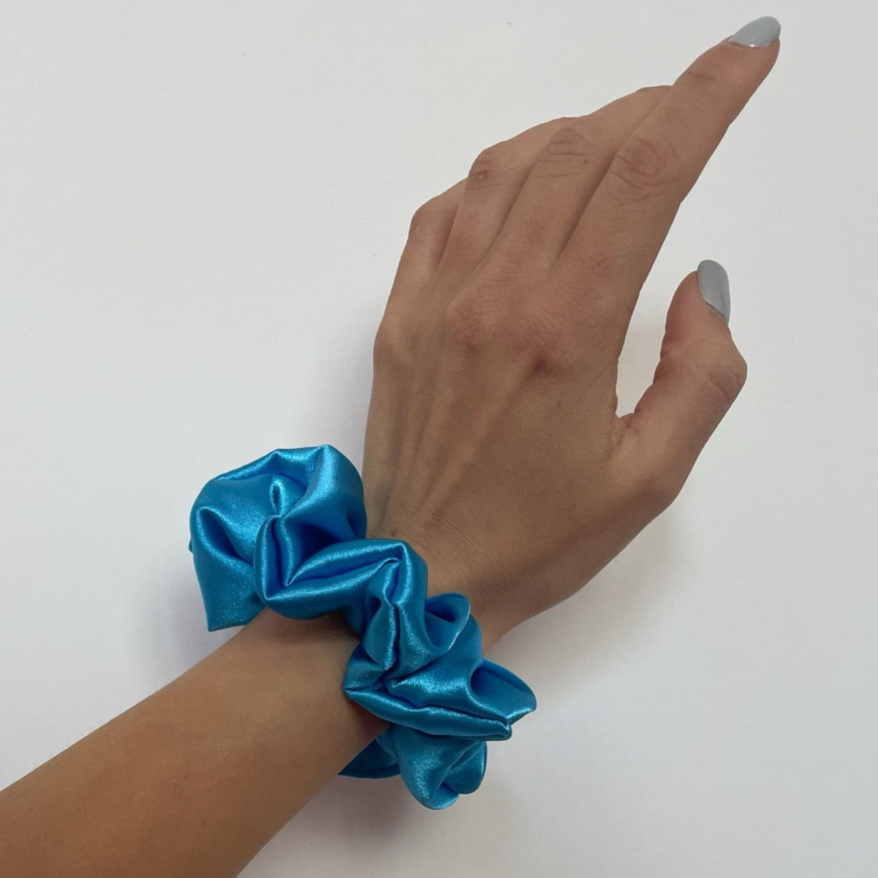 Ocean Blue Scrunchie