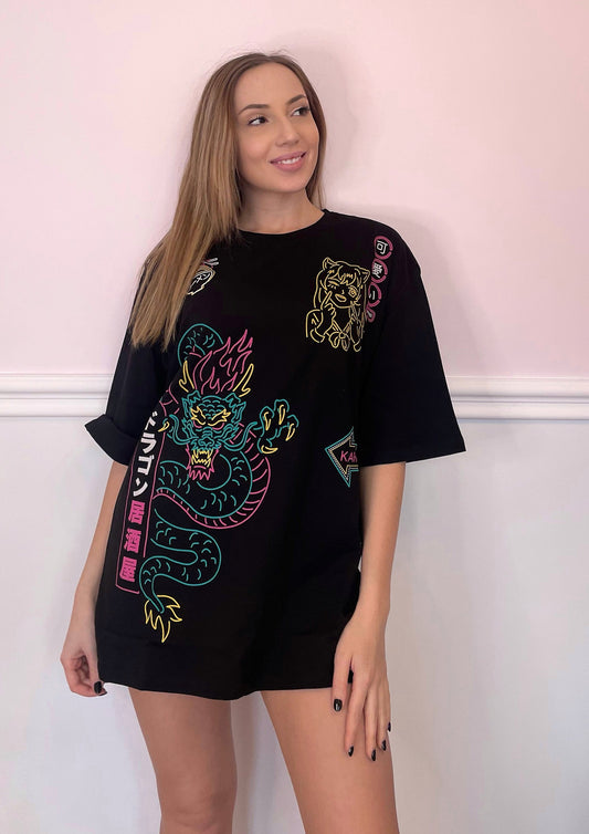 "Be Cool" Oversized T-Shirt