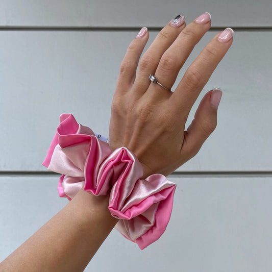 Baby Pink & Candy Pink Scrunchie