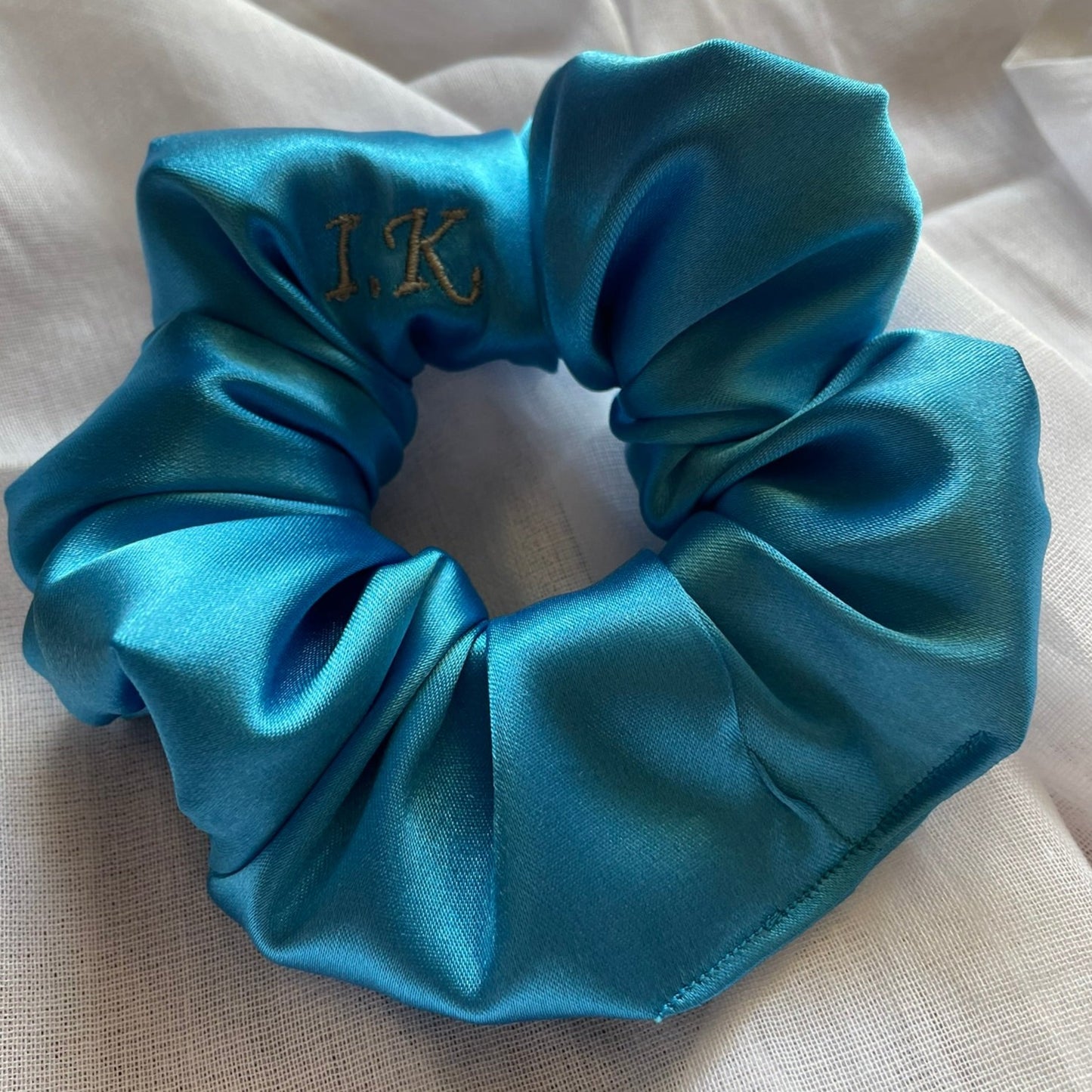 Ocean Blue Scrunchie