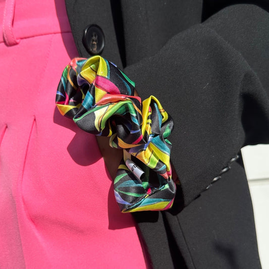 Colouful Flowers Scrunchie