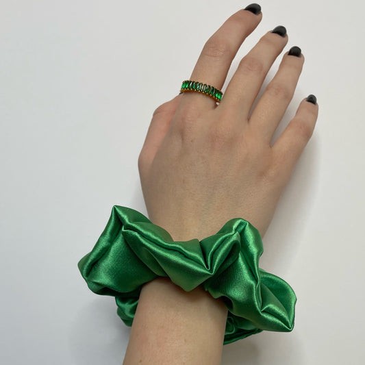 Forest Green Scrunchie