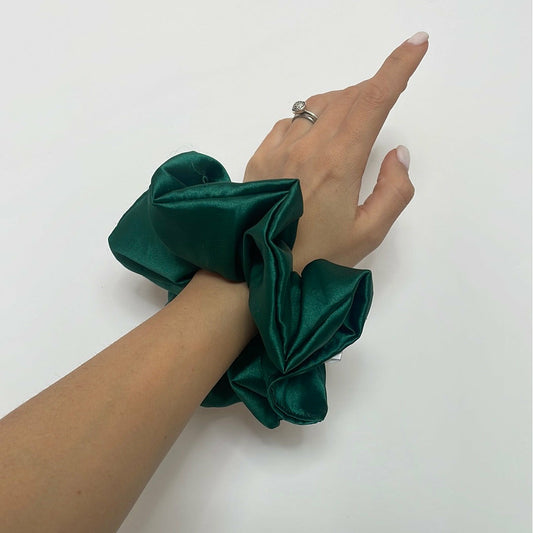 Dark Green Scrunchie