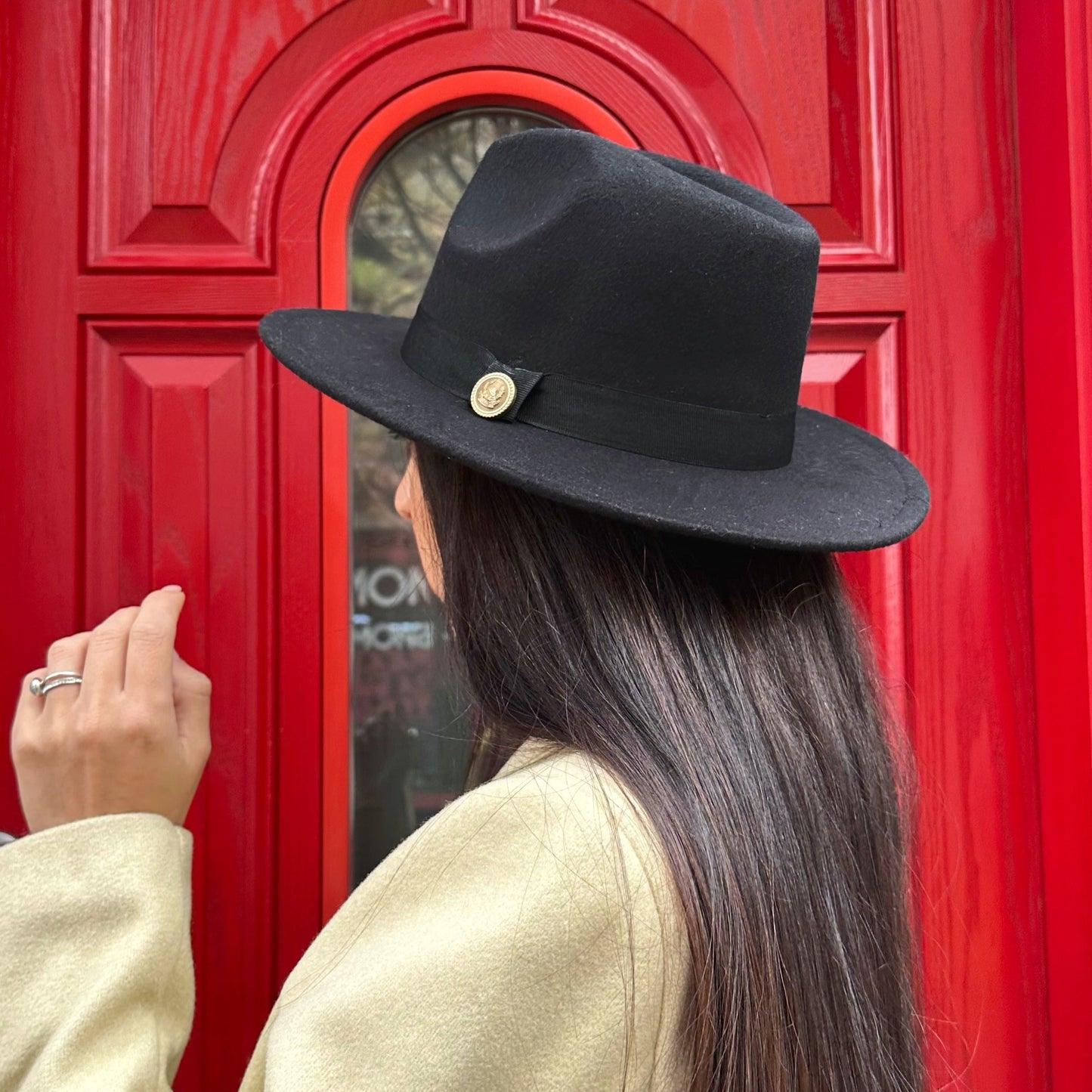 Black Fedora Hat