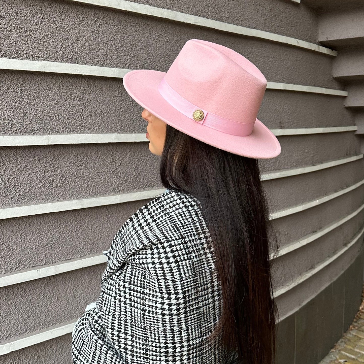 Pink Fedora Hat