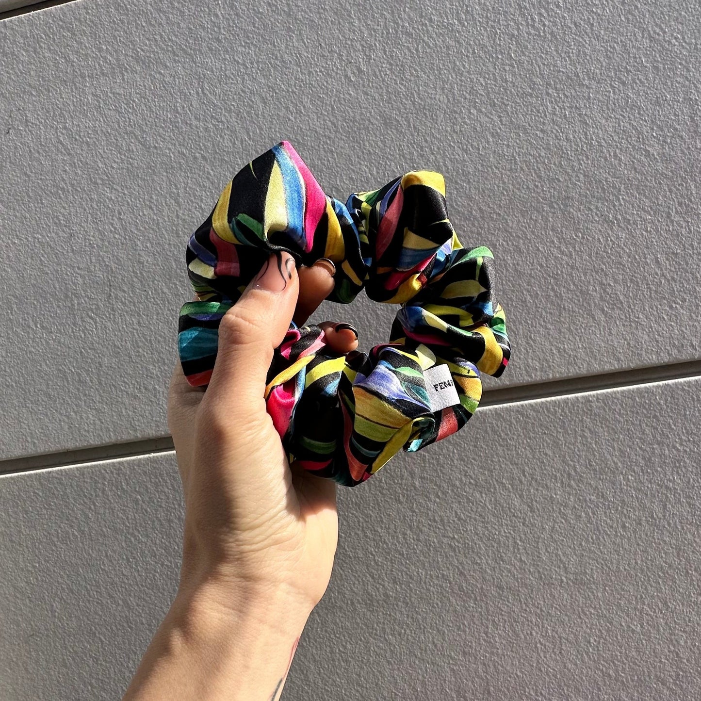 Colouful Flowers Scrunchie
