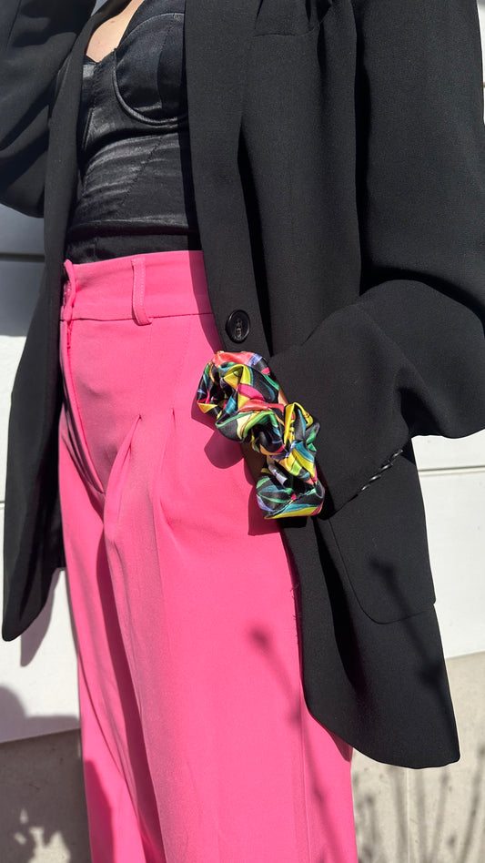 Colouful Flowers Scrunchie