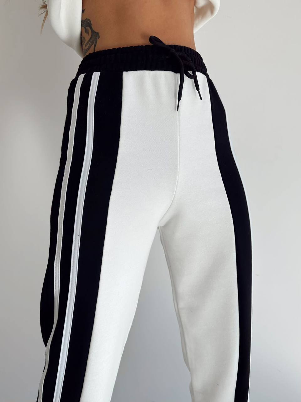 Black & White Sport Trousers