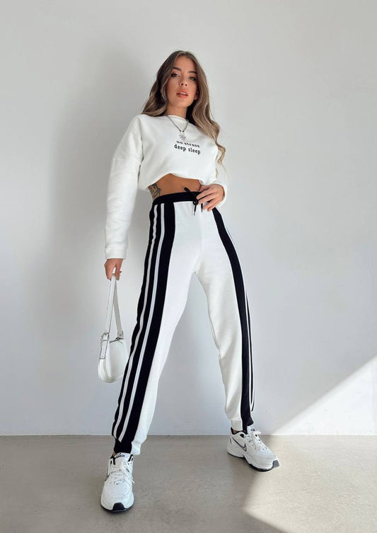 Black & White Sport Trousers